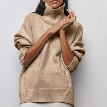 Amandine™ | Oversized rullekravesweater