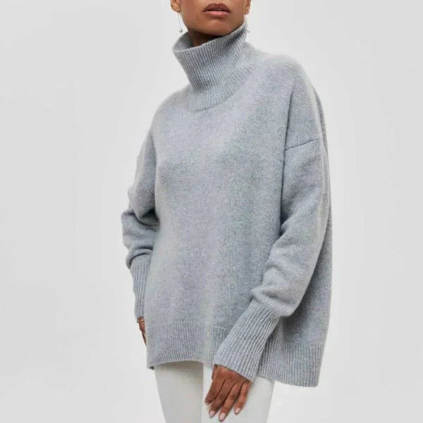 Amandine™ | Oversized rullekravesweater